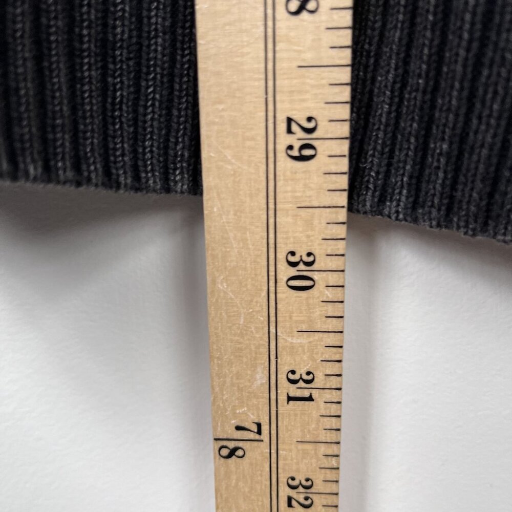 BKE 1/4 Zip Sweater Mens XL Athletic Fit Black 100% Cotton Winter - Picture 5 of 7